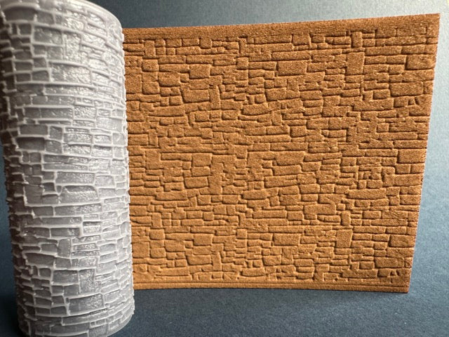Sandstone wall - textured roller H0